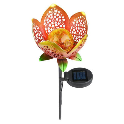 Éclat Solaire en Fleur - Fleur Lampe Solaire